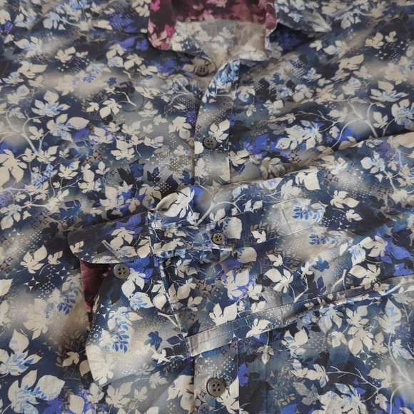 Ted Baker Men’s Floral Long Sleeve Button Down Shirt - Picture 13 of 16